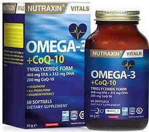 Nutraxin Omega 3 + CoQ-10 60 Kapsül - 1