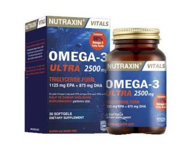 Nutraxin Omega-3 Ultra 2500 mg 30 Yumuşak Kapsül - 1