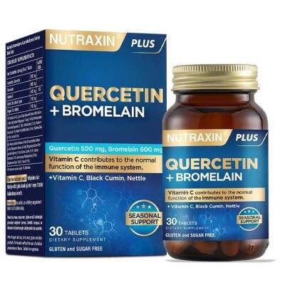 Nutraxin Quercetin + Bromelain 30 Tablet - 1