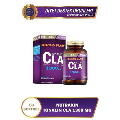 Nutraxin Quick-Slim Tonalin CLA 1300 mg 60 Kapsül - 1