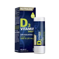 Nutraxin Vitamin D3 Damla 1000 IU 10 ml - Nutraxin