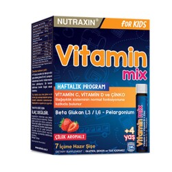 Nutraxin Vitamin Mix For Kids 7 İçime Hazır Şişe - Nutraxin