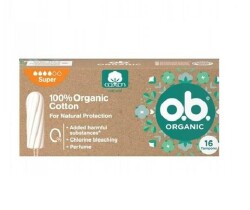 O.B. Organic Süper Tampon 16 Adet - O.B