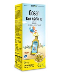 Ocean Balık Yağı Limon Aromalı Şurup 150 ML - Orzax