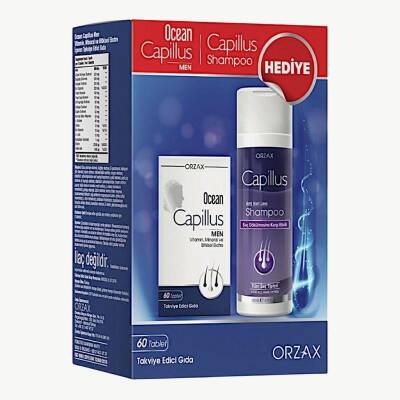 Ocean Capillus Men 60 Tablet + Capillus Şampuan Hediye - 1