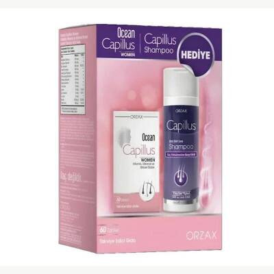Ocean Capillus Women 60 Tablet + Capillus Saç Dökülmesine Karşı Şampuan 200 ML - 1