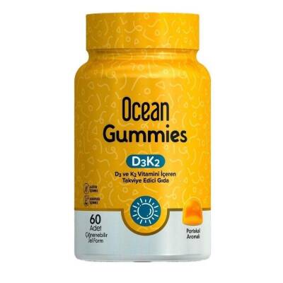 Ocean Gummies D3K2 60 Çiğnenebilir Jel Form - 1
