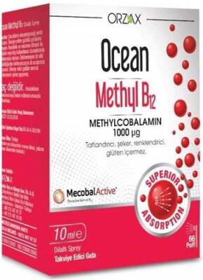 Ocean Methyl B12 10 ml Dilaltı Sprey - 1