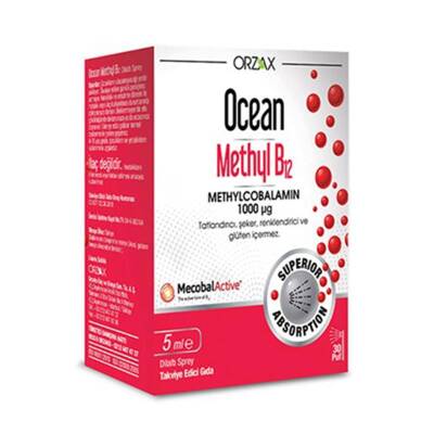 Ocean Methyl B12 1000 mg 5 ml sprey - 1