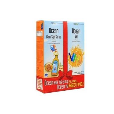 Ocean Portakal Aromalı Balık Yağı 150ml ve Ocean VM Portakal Aromalı 150ml Avantajlı Paket - 1