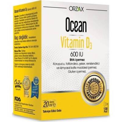 Ocean Vitamin D3 600 IU 20 ml Sprey - 1