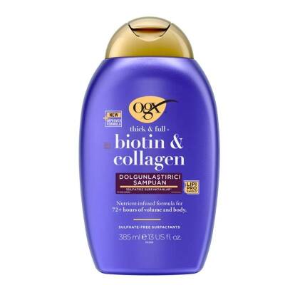 Ogx Biotin & Collagen Dolgunlaştırıcı 385 ml Sülfatsız Şampuan - 1