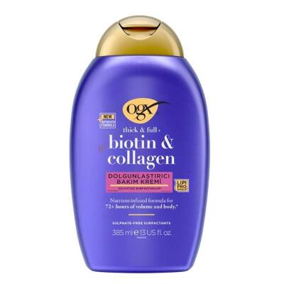 Ogx Biotin & Collagen Full Dolgunlaştırıcı 385 ml Saç Kremi - 1