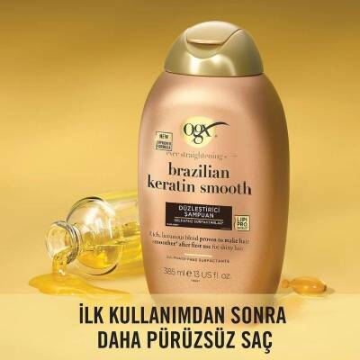 Ogx Brazilian Keratin Düzleştirici 385 ml Sülfatsız Şampuan - 2