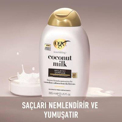 Ogx Coconut Milk Besleyici 385 ml Sülfatsız Şampuan - 3