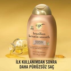 Ogx Organix Brazilian Keratin Smooth Saç Kremi 385 ml - 2