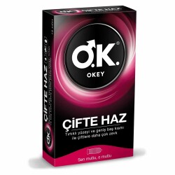 Okey Çifte Haz 10'lu Prezervatif - Okey
