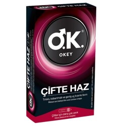 Okey Çifte Haz 10lu Prezervatif - Okey