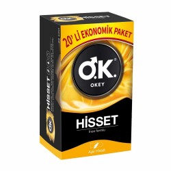 Okey Hisset İnce 20'lu Prezervatif - Okey