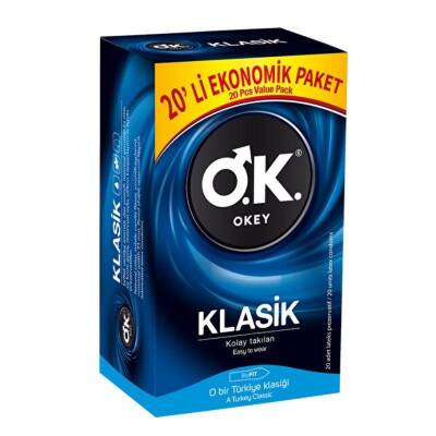 Okey Klasik 20li Prezervatif - 1