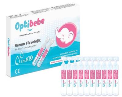 Optibebe Serum Fizyolojik Flakon 5 ml x 10 Adet - 1