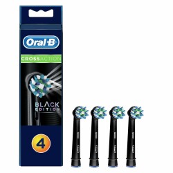 Oral-B Cross Action Black Edition Siyah 4'lü Diş Fırçası Yedek Başlık - Oral-B