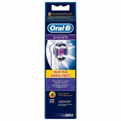 Oral-B EB18-4 3D White 4'lü Diş Fırçası Yedek Başlığı - Oral-B