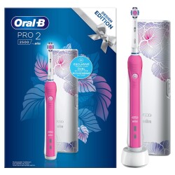 Oral-B Pro 2 2500 Cross Action Flora Pink Şarjlı Diş Fırçası - Oral-B