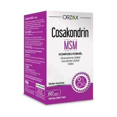 Orzax Cosakondrin Msm 60 Tablet - 1