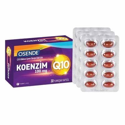Osende Koenzim 100 mg Q10 30 Yumuşak Kapsül - 1
