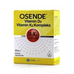 Osende Vitamin D3K2 Complex Damla 20 ml - Tab İlaç