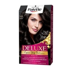 Palette Deluxe 1-0 Siyah Saç Boyası - Palette