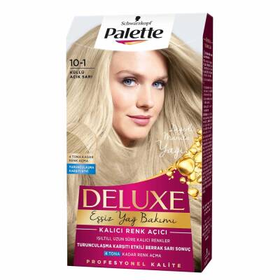Palette Deluxe 10-1 Küllü Açık Sarı Saç Boyası - 1