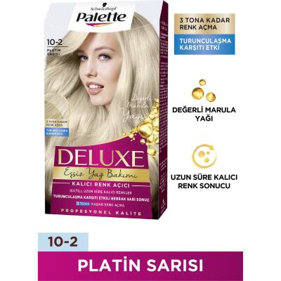 Palette Deluxe 10-2 Platin Sarısı Saç Boyası - 1