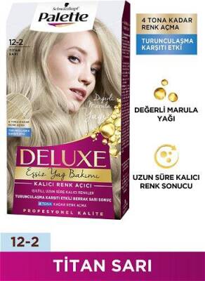 Palette Deluxe 12-2 Titan Sarı Saç Boyası - 1