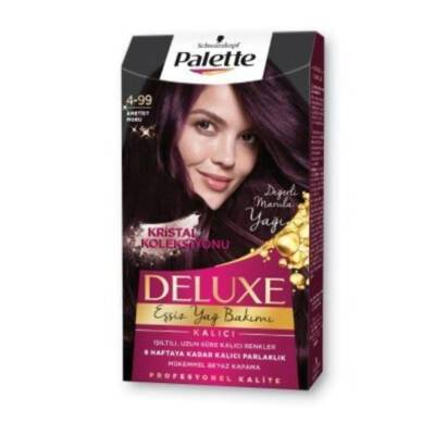 Palette Deluxe 4-99 Patlıcan Moru Saç Boyası - 1