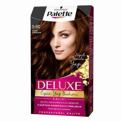 Palette Deluxe 5-60 Sıcak Çikolata Saç Boyası - 1