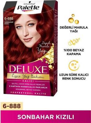 Palette Deluxe 6-888 Sonbahar Kızılı Saç Boyası - 1