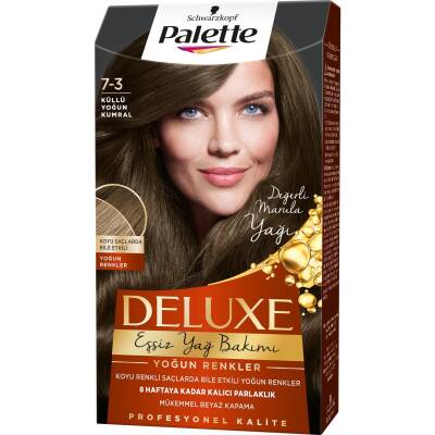 Palette Deluxe 7-3 Küllü Yoğun Kumral Saç Boyası - 1