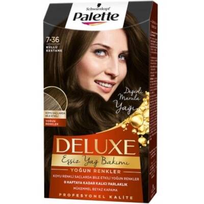 Palette Deluxe 7-36 Küllü Kestane Saç Boyası - 1