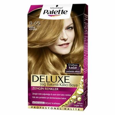 Palette Deluxe 8-65 Kahve Köpüğü Saç Boyası - 1