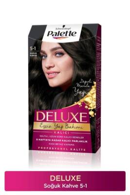 Palette Deluxe Saç Boyası 5-1 Soğuk Kahve - 1