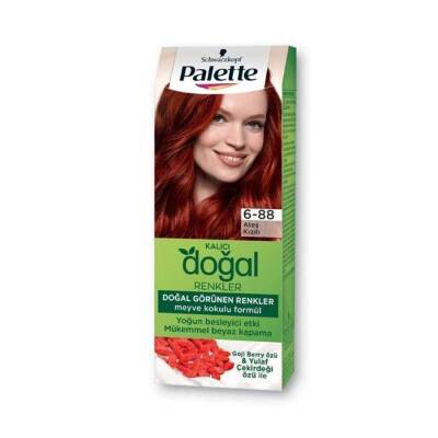 Palette Kalıcı Doğal Renkler 6-88 Ateş Kızılı - 1