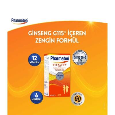 Pharmaton Vitality 30 Tablet - 3