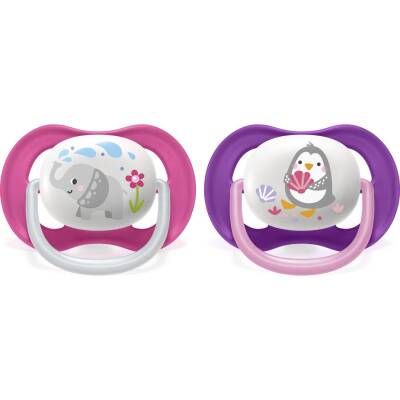 Philips Avent SCF080-08 Ultra Air Emzik 6-18 Ay Kız - 1