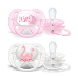 Philips Avent SCF222/02 Ultra Soft 0-6 Ay 2'li Emzik Kız - Philips Avent