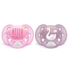 Philips Avent SCF223/02 Ultra Soft 2'li 6-18 Ay Kız Emzik - Philips Avent