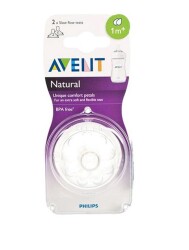 Philips Avent Scf652/27 Natural Yavaş Akış 1 Ay+ Biberon Emziği - Philips Avent