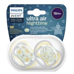 Philips Avent Ultra Air Nighttime Gece Emziği 18+Ay 2li - 1