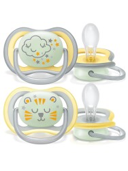 Philips Avent Ultra Air Nighttime Karanlıkta Parlar Gece Emziği +18 Ay - Philips Avent